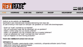 What Nexttrade.nl website looked like in 2018 (6 years ago)