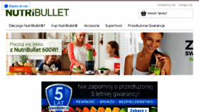 What Nutribullet.pl website looked like in 2018 (6 years ago)