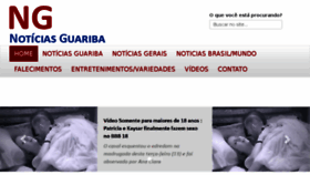 What Noticiasguariba.com.br website looked like in 2018 (7 years ago)