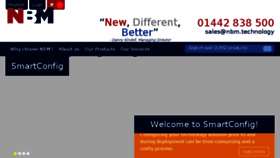 What Nbm.technology website looked like in 2018 (6 years ago)