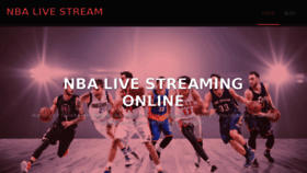 What Nbalivestream.org website looked like in 2018 (6 years ago)