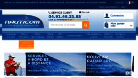 What Nauticom.fr website looked like in 2018 (6 years ago)