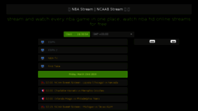 What Nbastream.io website looked like in 2018 (6 years ago)