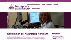 What Naturpraxis-hoffmann.at website looked like in 2018 (6 years ago)