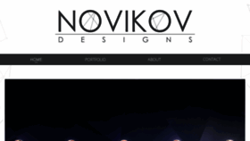 What Novikovdesigns.co.uk website looked like in 2018 (6 years ago)