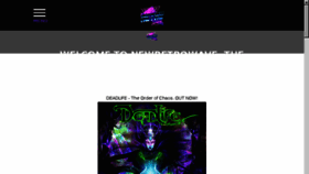 What Newretrowave.com website looked like in 2018 (6 years ago)