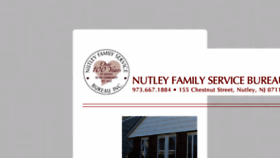 What Nutleyfamily.org website looked like in 2018 (6 years ago)