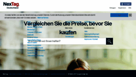 What Nextag.de website looked like in 2018 (6 years ago)