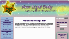 What Newlightbody.org website looked like in 2018 (6 years ago)