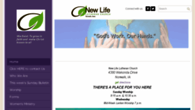 What Newlifenorwalk.org website looked like in 2018 (8 years ago)