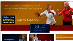 What Nhcoakridge.com website looked like in 2018 (6 years ago)