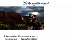 What Nancywindheart.com website looked like in 2018 (6 years ago)