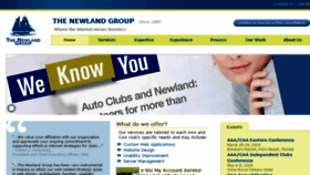 What Newland.com website looked like in 2018 (6 years ago)