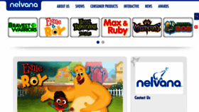 What Nelvana.com website looked like in 2018 (6 years ago)