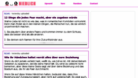 What Niedlich.tv website looked like in 2018 (6 years ago)