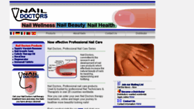 What Naildoctors.com website looked like in 2018 (6 years ago)