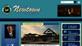 What Newtown-ct.gov website looked like in 2018 (6 years ago)