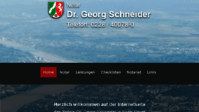 What Notar-dr-schneider.de website looked like in 2018 (6 years ago)