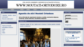 What Noutati-ortodoxe.ro website looked like in 2018 (6 years ago)