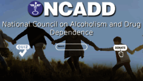 What Ncadd.org website looked like in 2018 (6 years ago)