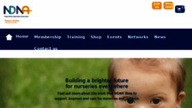 What Ndna.org.uk website looked like in 2018 (6 years ago)