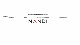 What Nandiiman.com website looked like in 2018 (6 years ago)