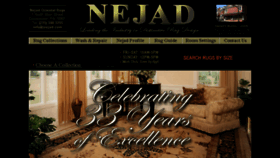 What Nejad.com website looked like in 2018 (6 years ago)