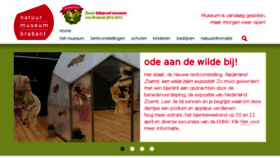 What Natuurmuseumbrabant.nl website looked like in 2018 (6 years ago)