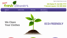 What Newfreshcleaners.com website looked like in 2018 (6 years ago)
