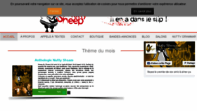 What Nutty-sheep.com website looked like in 2018 (6 years ago)