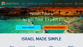 What Noahtours.com website looked like in 2018 (6 years ago)