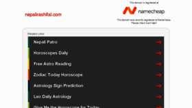 What Nepalirashifal.com website looked like in 2018 (6 years ago)