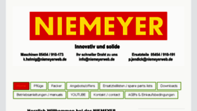 What Niemeyerweb.com website looked like in 2018 (6 years ago)