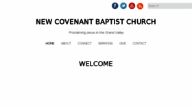 What Newcovenantgj.org website looked like in 2018 (6 years ago)