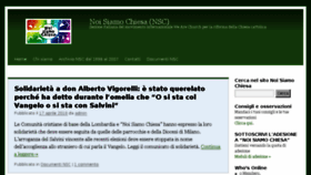 What Noisiamochiesa.org website looked like in 2018 (6 years ago)