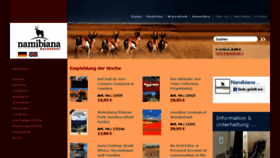 What Namibiana.de website looked like in 2018 (7 years ago)