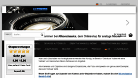 What Nikonclassics-michalke.de website looked like in 2018 (6 years ago)