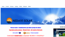 What Nedavi-solar.ro website looked like in 2018 (6 years ago)