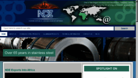 What Nde.co.za website looked like in 2018 (6 years ago)