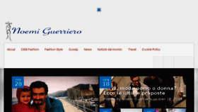 What Noemiguerriero.com website looked like in 2018 (6 years ago)