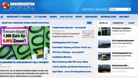 What Nachrichtenportal.net website looked like in 2018 (6 years ago)