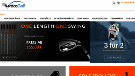 What Nordicagolf.de website looked like in 2018 (6 years ago)