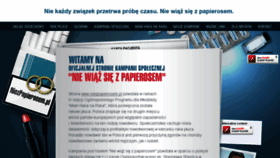 What Niezpapierosem.pl website looked like in 2018 (6 years ago)