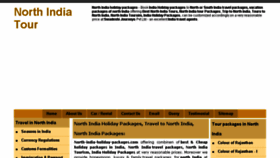 What North-india-holiday-packages.com website looked like in 2018 (6 years ago)