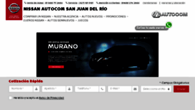 What Nissansanjuan.com.mx website looked like in 2018 (6 years ago)