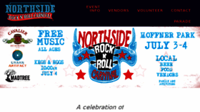 What Northsiderocks.com website looked like in 2018 (6 years ago)