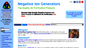 What Negativeiongenerators.com website looked like in 2018 (6 years ago)