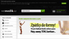 What Netmedik.cz website looked like in 2018 (6 years ago)