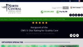 What Northcentralsurgical.com website looked like in 2018 (6 years ago)
