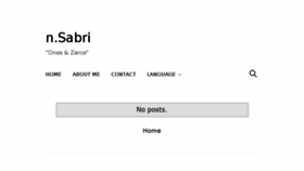 What Nsabri.com website looked like in 2018 (6 years ago)
